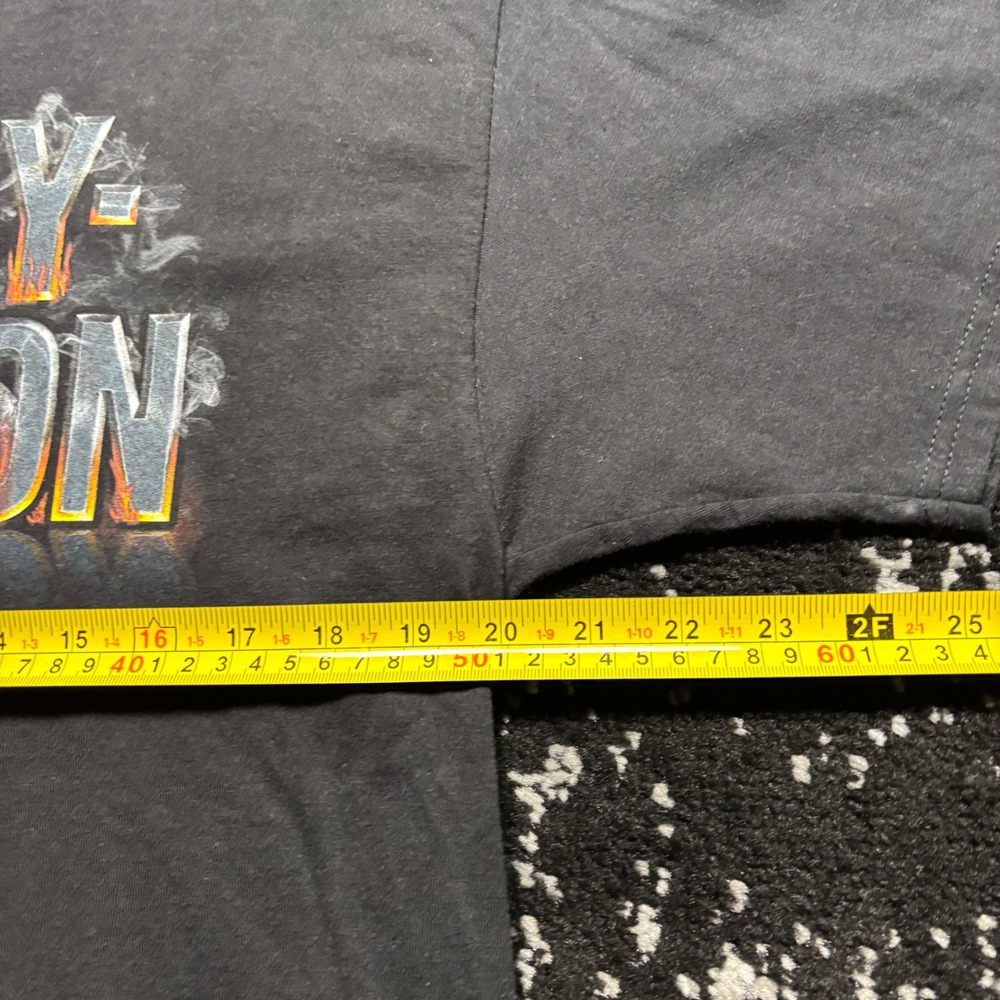 Harley-Davidson Myrtle Beach South Carolina Flaming Logo T-Shirt Black Mens L - Picture 4 of 5